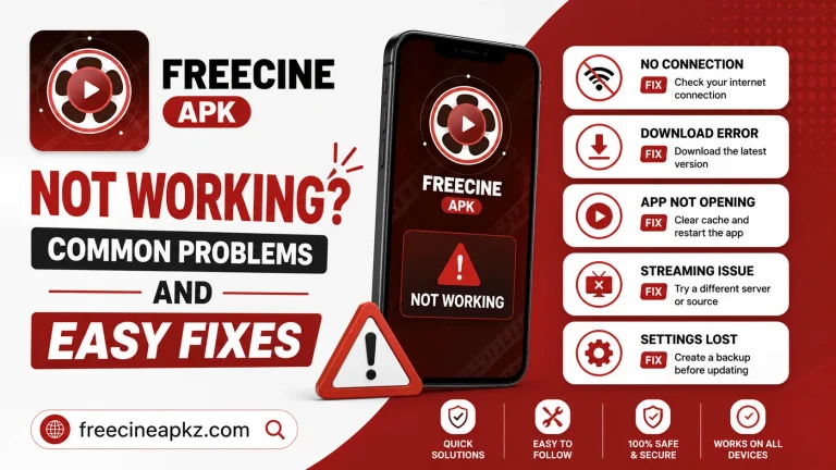Freecine APK Not Working Issue