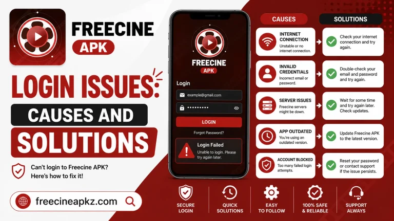 Freecine app login issues guide