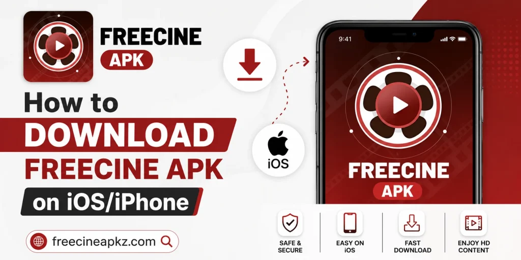 How to download FreeCine APK on iOS/iPhones