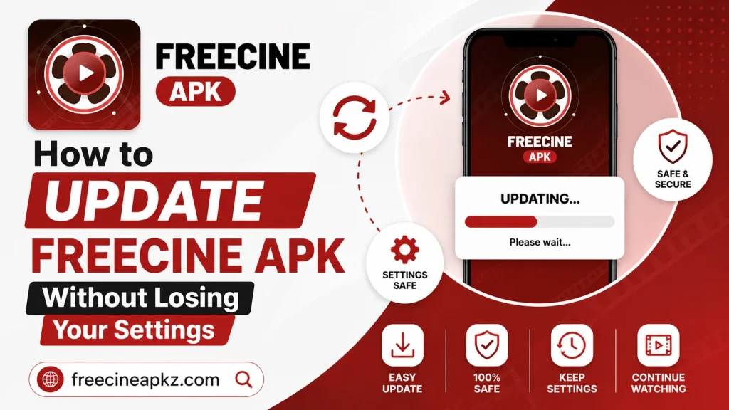 How to update Freecine APK